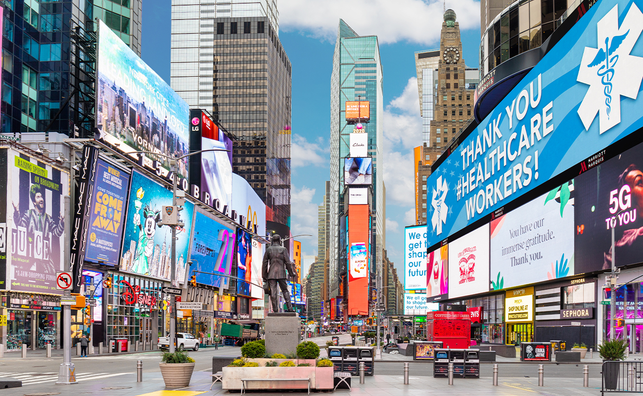 機能性が高く多用途に活用できるLEDビジョン